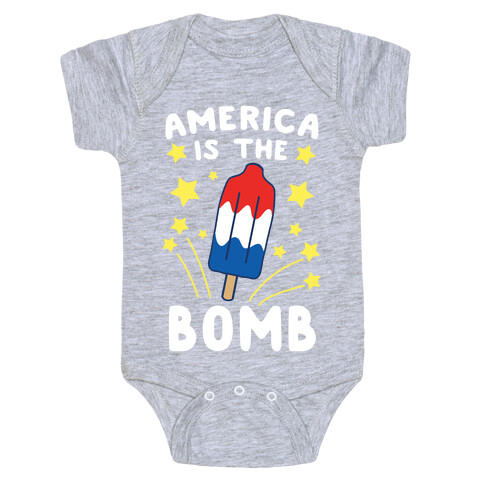 America is the Bomb - Pop Baby One-Piece