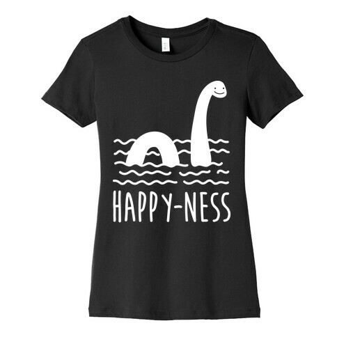 Happy-Ness Loch Ness Monster Womens T-Shirt