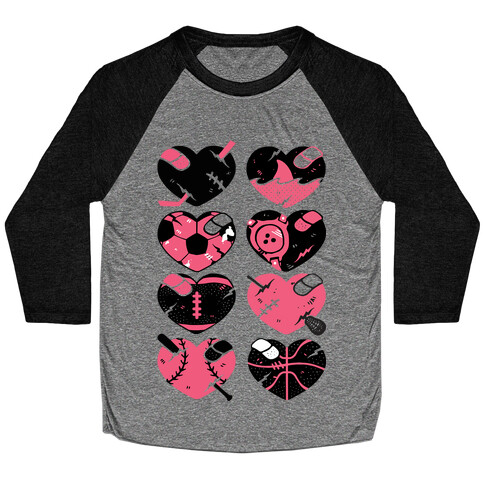 Sport Hearts Baseball Tee