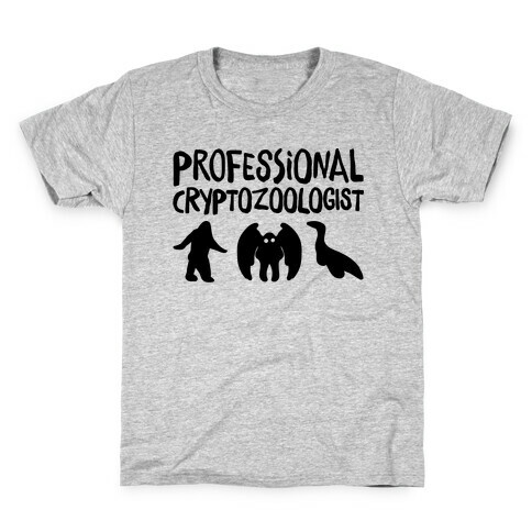 Professional Cryptozoologist  Kids T-Shirt