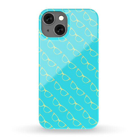 Yellow Glasses Pattern Phone Case