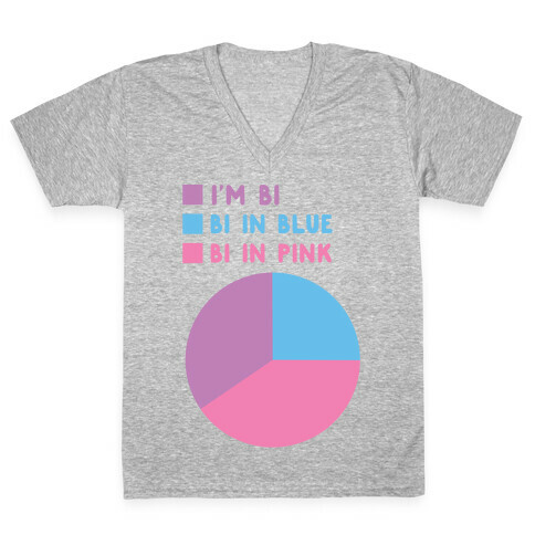 Bisexual Chart V-Neck Tee Shirt