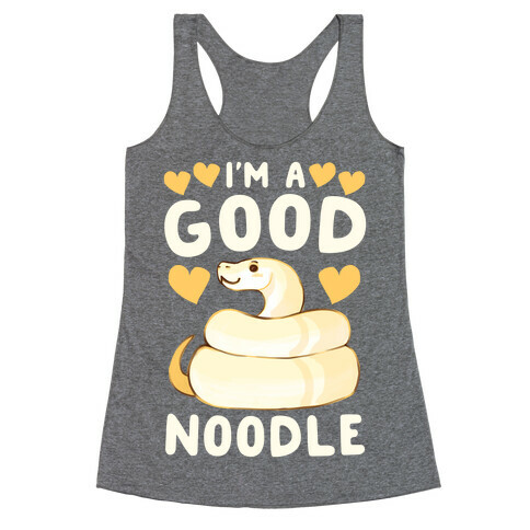 I'm a Good Noodle Racerback Tank Top