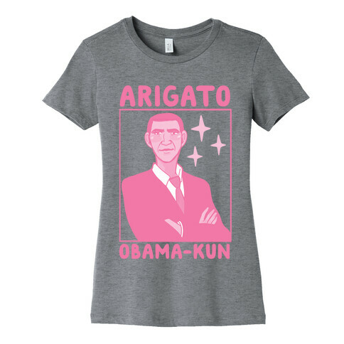 Arigato, Obama-kun Womens T-Shirt