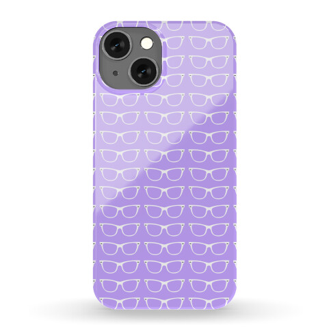 Purple Glasses Pattern Phone Case