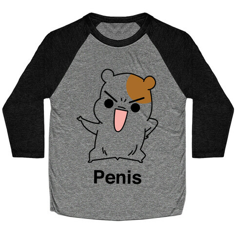 Penis Hamster Baseball Tee