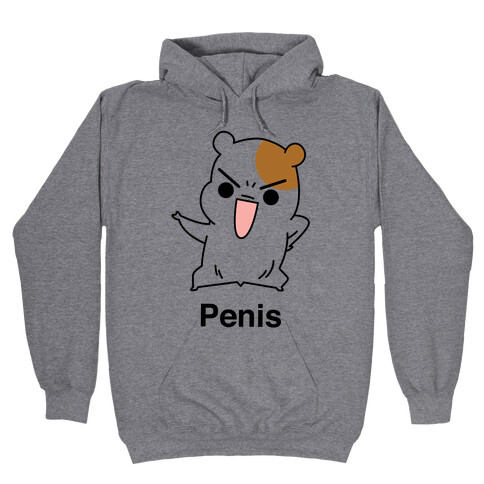 Penis Hamster Hooded Sweatshirt