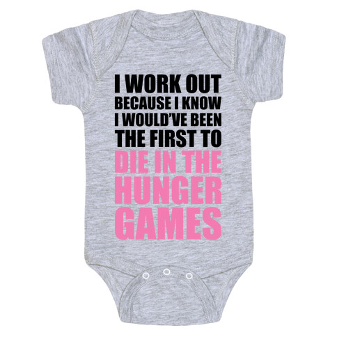 Hunger Games Workout Baby One-Piece