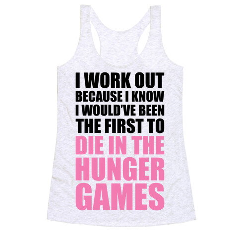 Hunger Games Workout Racerback Tank Top