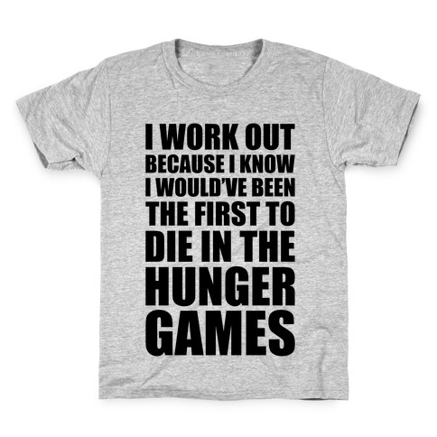 Hunger Games Workout Kids T-Shirt