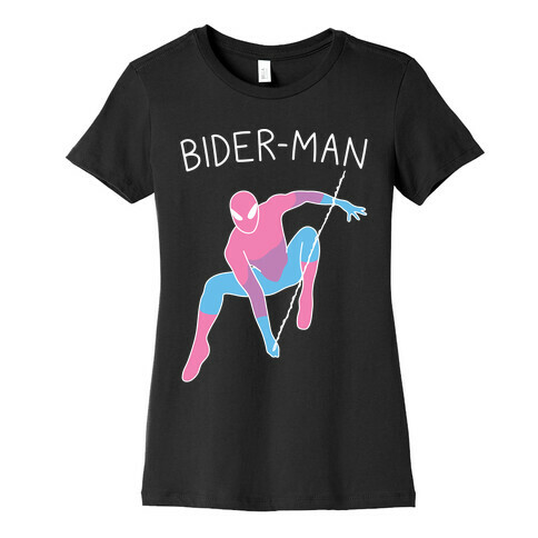 Bider-Man Parody Womens T-Shirt