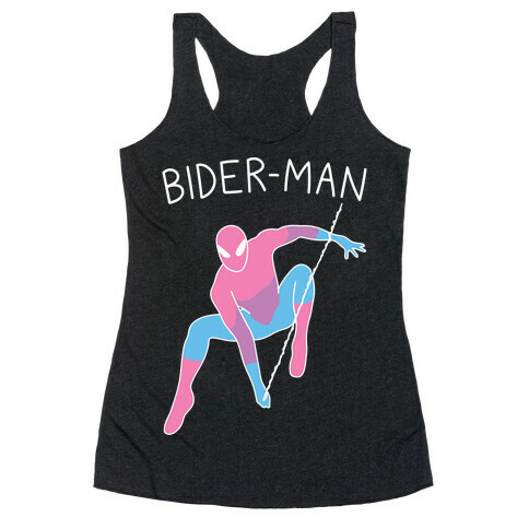 Bider-Man Parody Racerback Tank Top