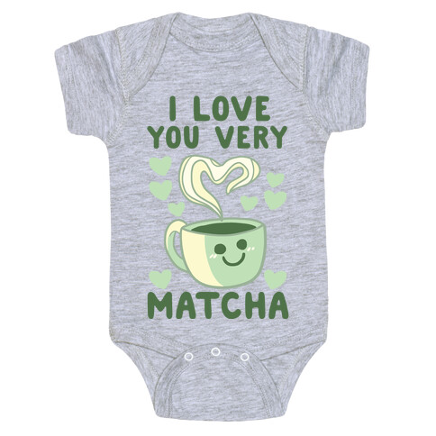 I Love You Very Matcha Baby One-Piece
