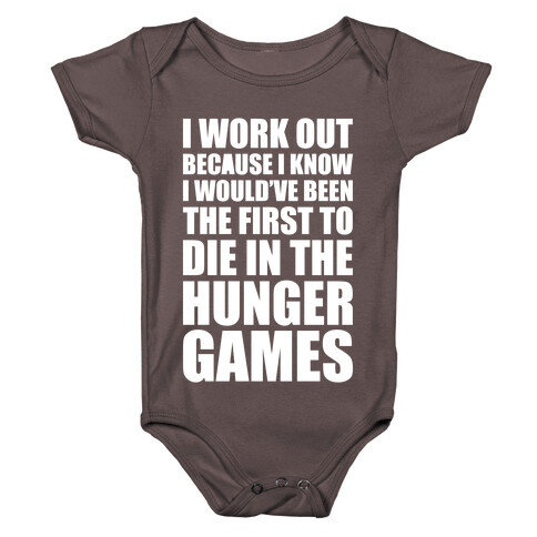 Hunger Games Workout Baby One-Piece