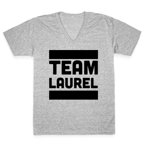 Team Laurel  V-Neck Tee Shirt