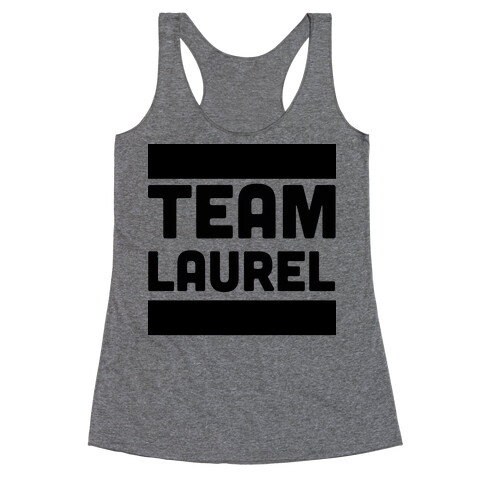 Team Laurel  Racerback Tank Top