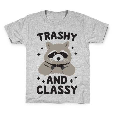Trashy And Classy Raccoon Kids T-Shirt