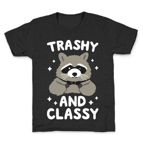 Trashy And Classy Raccoon Kids T-Shirt