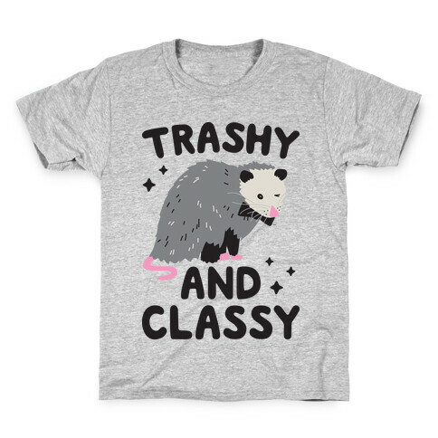 Trashy And Classy Opossum Kids T-Shirt