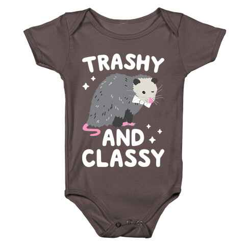 Trashy And Classy Opossum Baby One-Piece