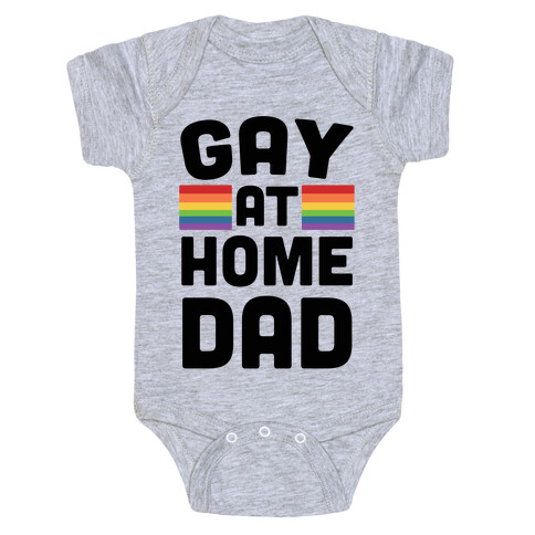 Gay at Home Dad Baby One-Piece