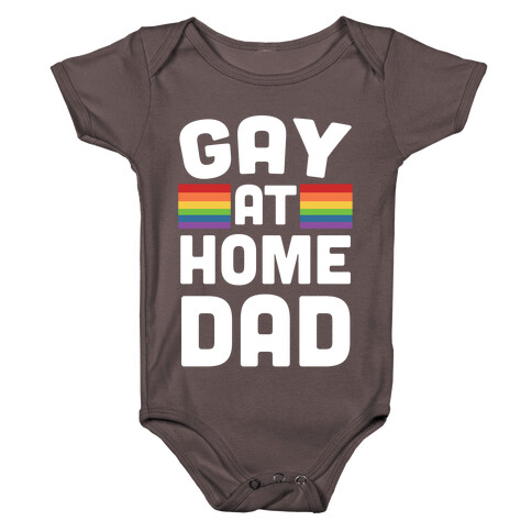 Gay at Home Dad Baby One-Piece