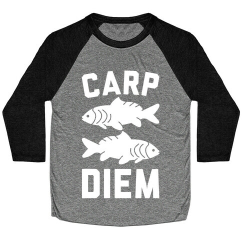 Carp Diem Baseball Tee