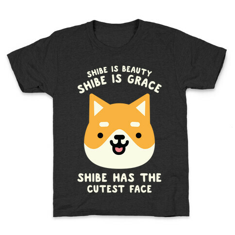 Shibe is Beauty Shibe is Grace Kids T-Shirt