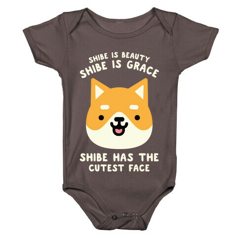 Shibe is Beauty Shibe is Grace Baby One-Piece