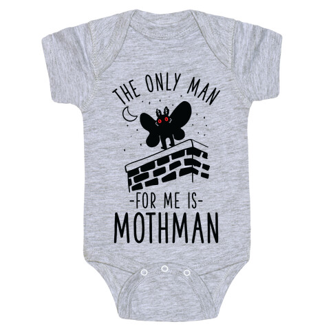The Only Man for Me is Mothman Baby One-Piece