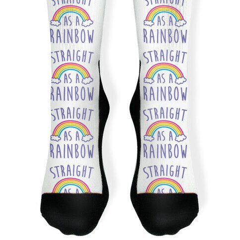Straight As A Rainbow Sock