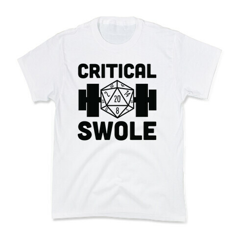 Critical Swole  Kids T-Shirt