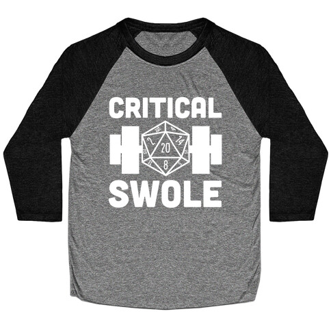 Critical Swole  Baseball Tee