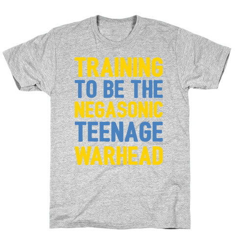 Training To Be The Negasonic Teenage Warhead White Print  T-Shirt