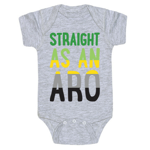 Straight As An Aro Baby One-Piece