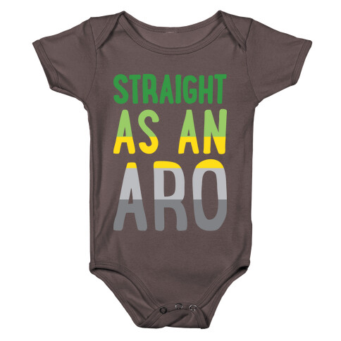 Straight As An Aro Baby One-Piece