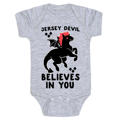 Jersey Devil Believes In You Baby One-Piece