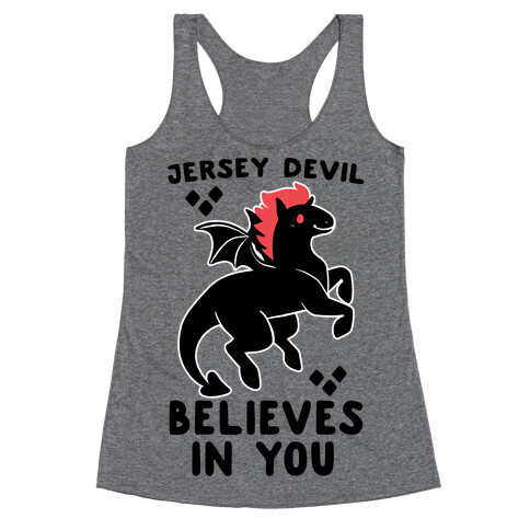 Jersey Devil Believes In You Racerback Tank Top