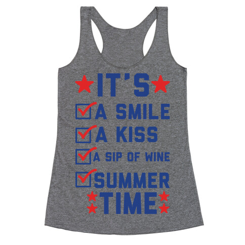 It's Summer Time Racerback Tank Top