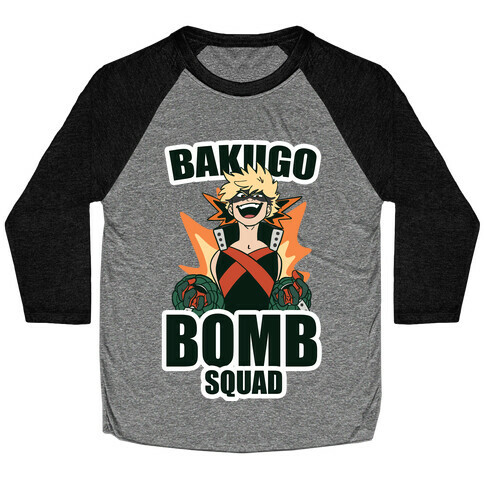 Bakugo Bomb Squad Baseball Tee