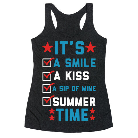 It's Summer Time Racerback Tank Top