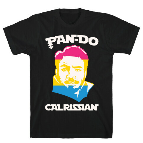 Pan-do Calrissian Parody White Print T-Shirt