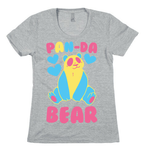 Pan-Da Bear Womens T-Shirt
