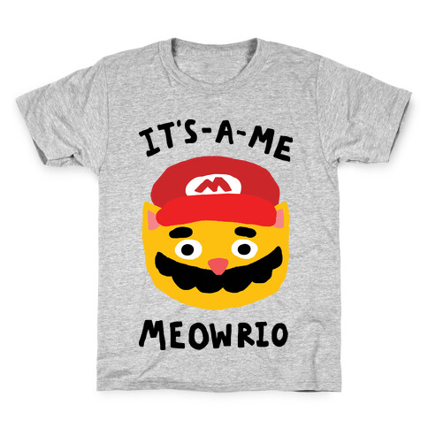 It's A Me Meowrio Kids T-Shirt