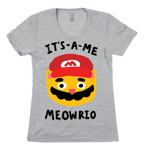 It's A Me Meowrio Womens T-Shirt