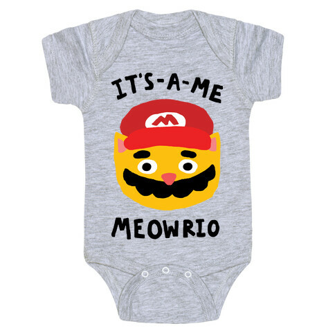 It's A Me Meowrio Baby One-Piece