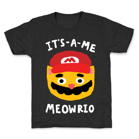 It's A Me Meowrio Kids T-Shirt
