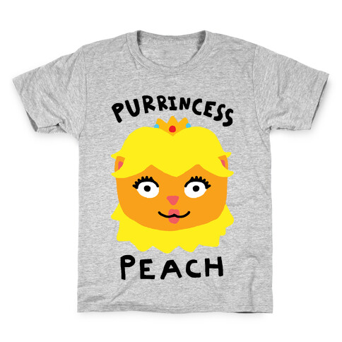 Purrincess Peach Kids T-Shirt