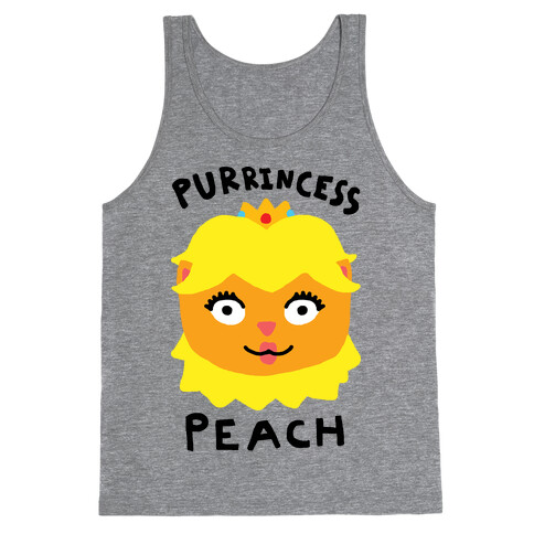 Purrincess Peach Tank Top