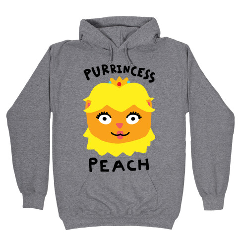 Purrincess Peach Hooded Sweatshirt